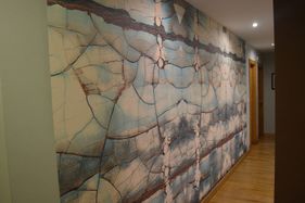 Clínica Oftalmológica Dr. Juan Manuel Palomares pared con textura