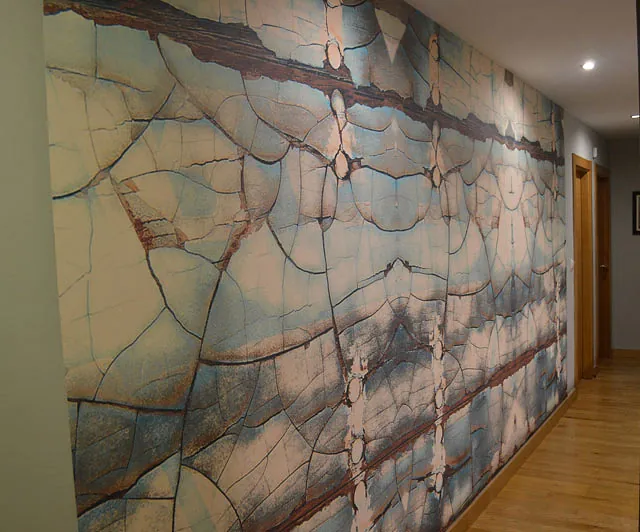 Clínica Oftalmológica Dr. Juan Manuel Palomares pared con textura